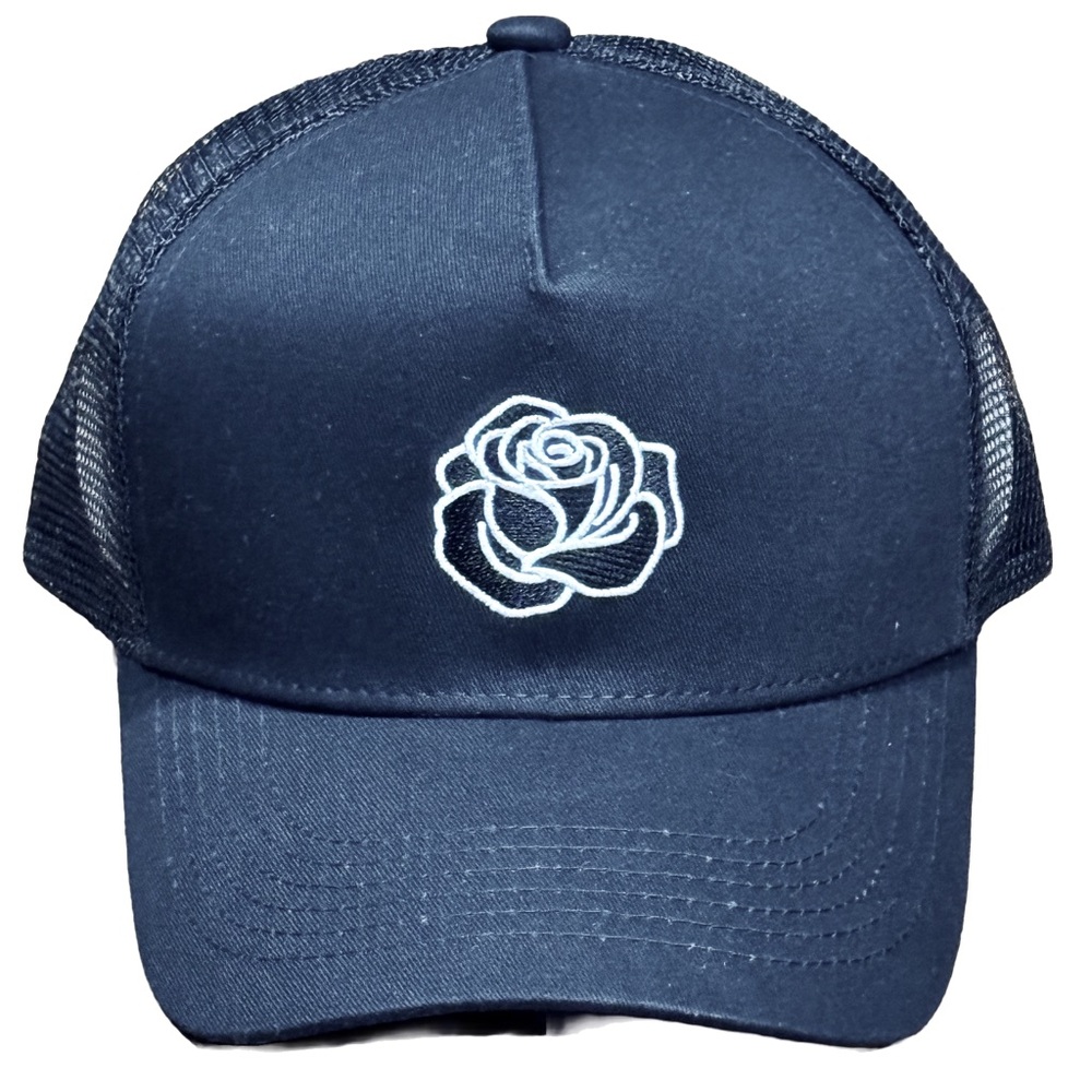 Classic Vintage Rose Trucker Hat